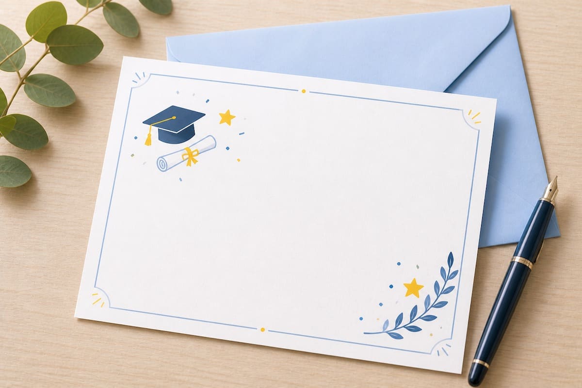 Message de félicitation réussite diplôme lettre courrier personnalisé.