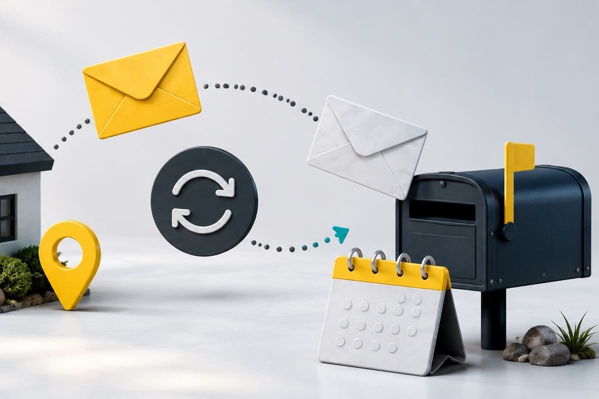 Changement adresse temporaire La Poste réexpédition courrier guide 2026.