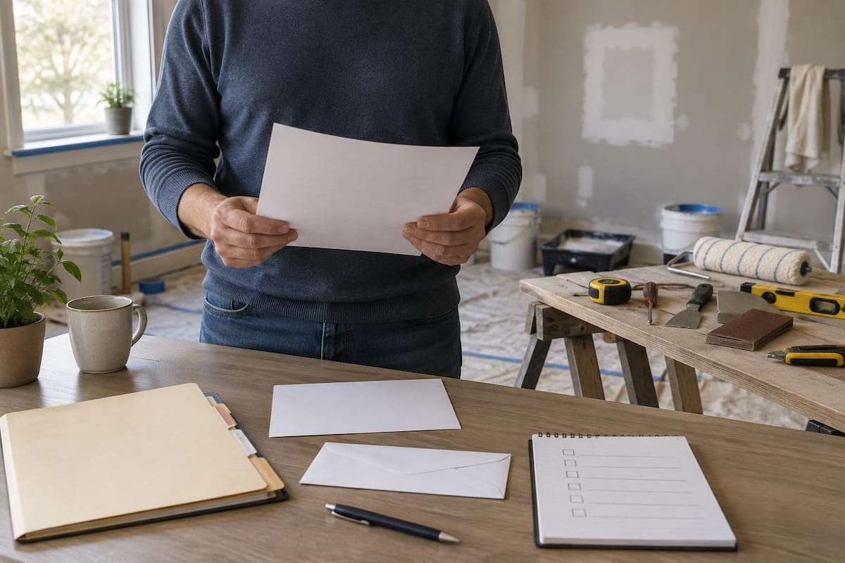 Lettre de mise en demeure envoyée à un artisan avec Lettre24