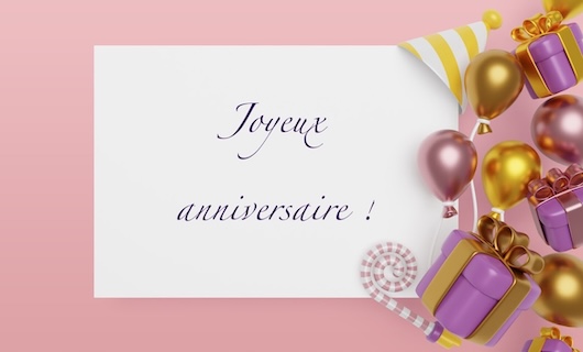Envoyer un message d'anniversaire par lettre est un beau cadeau.